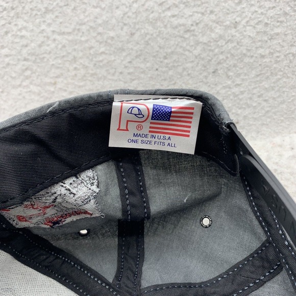 VTG Mario Andretti Snapback Hat Mens OSFM Gray Indy Racing K-Mart Valvoline Dad - Picture 11 of 12